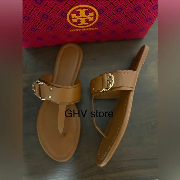 Tory Burch selby thong Leather Sandals